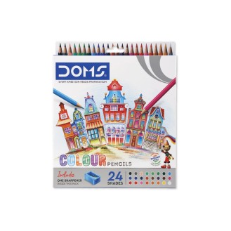 DOMS Colour  Pencil |Set of 24 Pencils