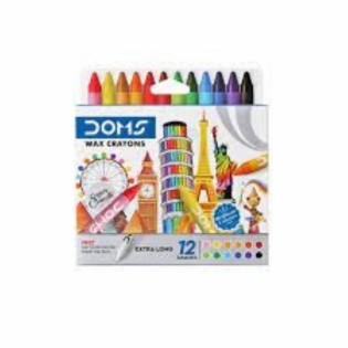 DOMS Extra Long Wax Crayons