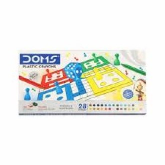 DOMS CRAYONS 28 SHADES MULTICOLORE(Set of 28, Multicolor)