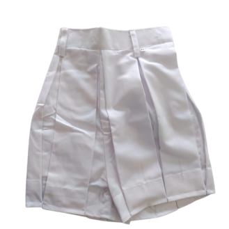 WHITE DIVEDED SKIRT (Oxford public)